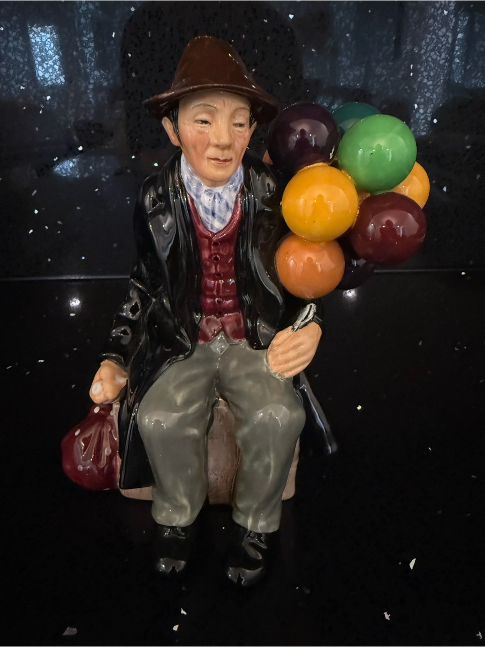 Royal Doulton Authentic Balloon Man Collectors Sculpture- Home Accents